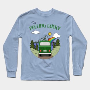 Feeling Lucky, campers enjoying the view. Long Sleeve T-Shirt